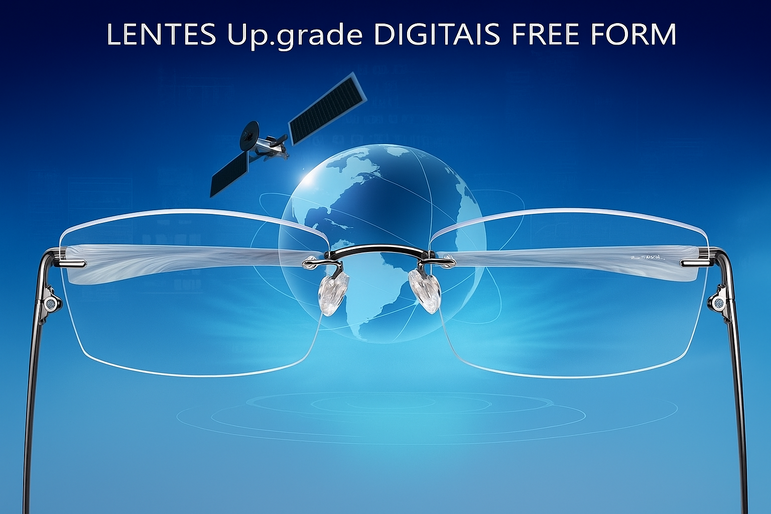 Imagem ilustrativa da tecnologia de lentes